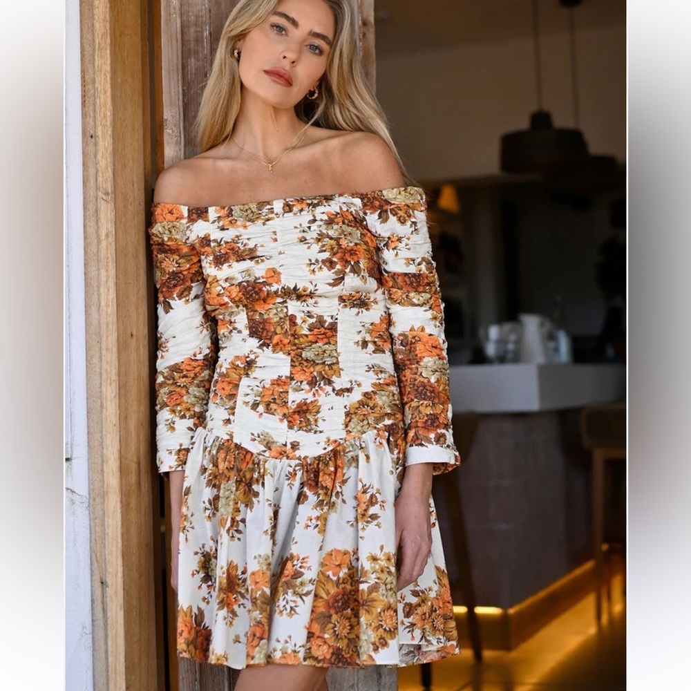 Alemais Derby Floral Mini Dress NWOT